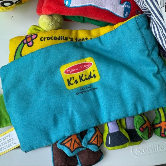 Baby infant soft toy lot peekaboo book black white high contrast sensory - Picture 8 of 12